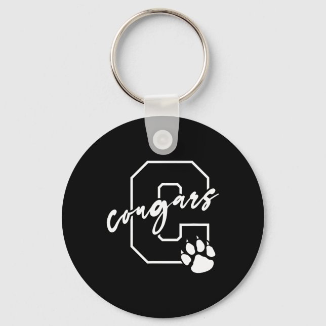 Chaveiro Cougars Bysketbyll Player Kids (Frente)