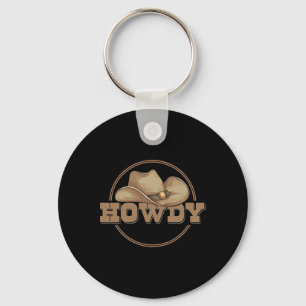 Chaveiro Country Howdy Cowboy Hat Western Cowboy