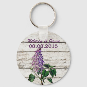 Chaveiro country whitewashed barn wood purple lilac wedding