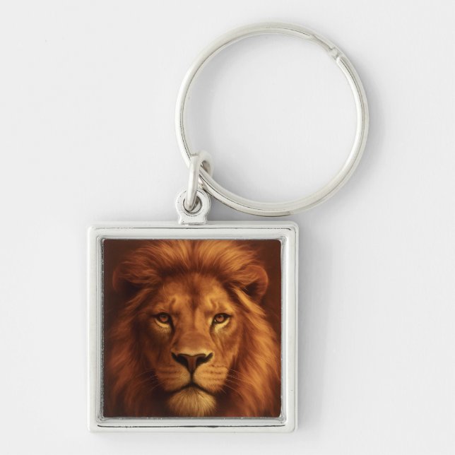 Chaveiro Courage & Faith Lion keychain (Frente)
