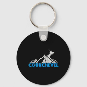 Chaveiro Courchevel Skiing Snowboard França Resort equipes