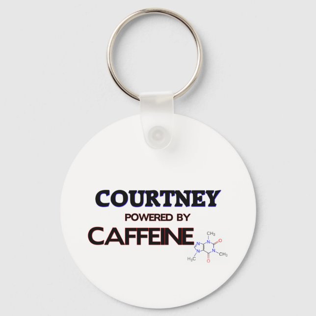 Chaveiro Courtney com cafeína (Frente)