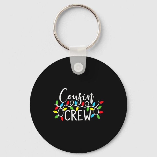 Chaveiro Cousin Crew Christmas Kids Cousins Christmas Crew  (Frente)