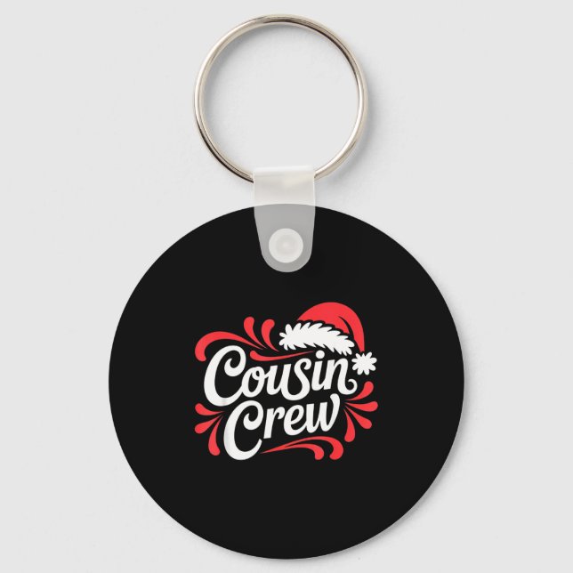 Chaveiro Cousin Crew Christmas Xmas Lights Family Matching  (Frente)