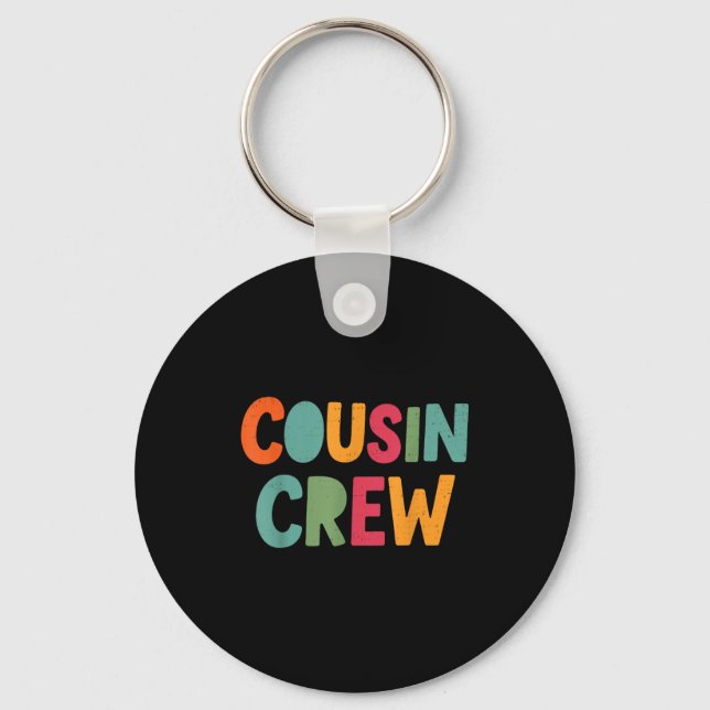 Chaveiro Cousin Crew Family Matching Funny Cousin Team Girl (Frente)