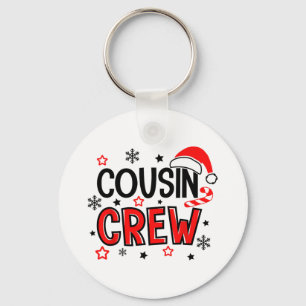 Chaveiro Cousin Crew Santa Hat Xmas Engraçado Matchin de Na