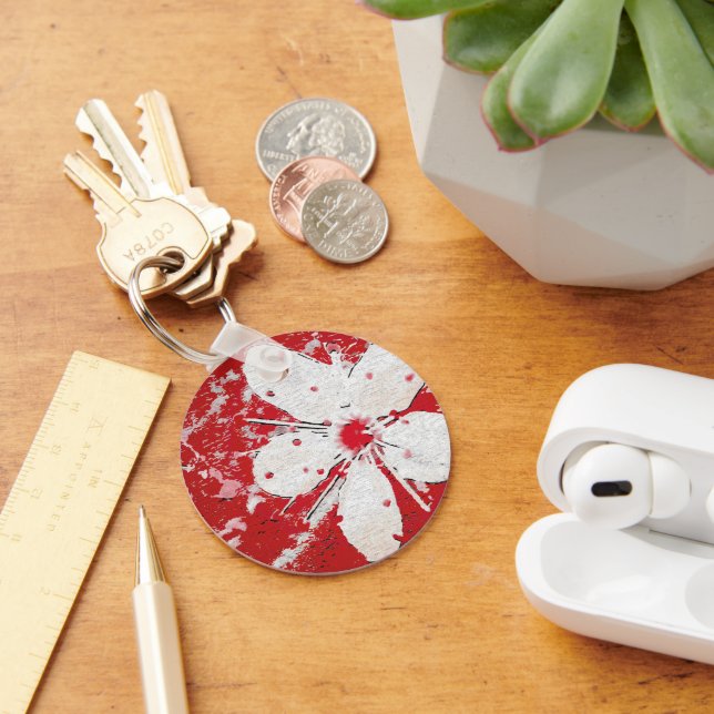 Chaveiro Couto floral asiático da Sakura japanese (Mesa)