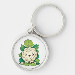 Chaveiro Couve-flor Kawaii