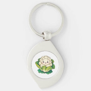 Chaveiro Couve-flor Kawaii