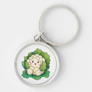 Chaveiro Couve-flor Kawaii