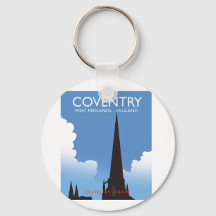 Chaveiro Coventry West Midlands England poster de viagens