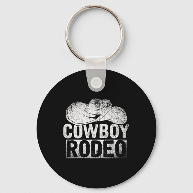 Chaveiro Cowboy Hat Equestrian Gift Horseck Rodeo Co (Frente)