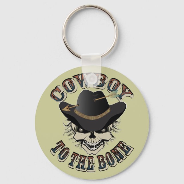 Chaveiro Cowboy Skull (Frente)