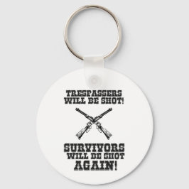 Chaveiro Cowboys Trespassers Engraçados