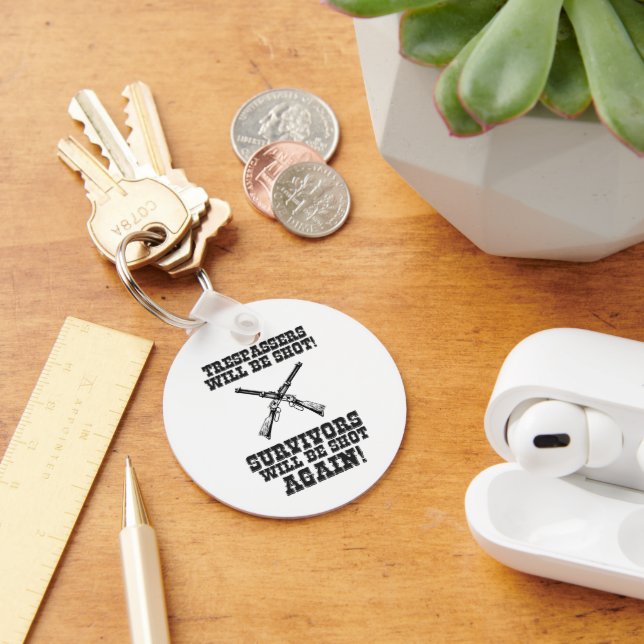 Chaveiro Cowboys Trespassers Engraçados (Mesa)