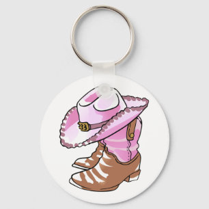 Chaveiro Cowgirl Boots and Hat