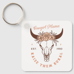Chaveiro CowGirl mama country sahm criá-los