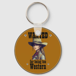 Chaveiro Cowgirl Queria Ser Um Caminhão Do País Ocidental