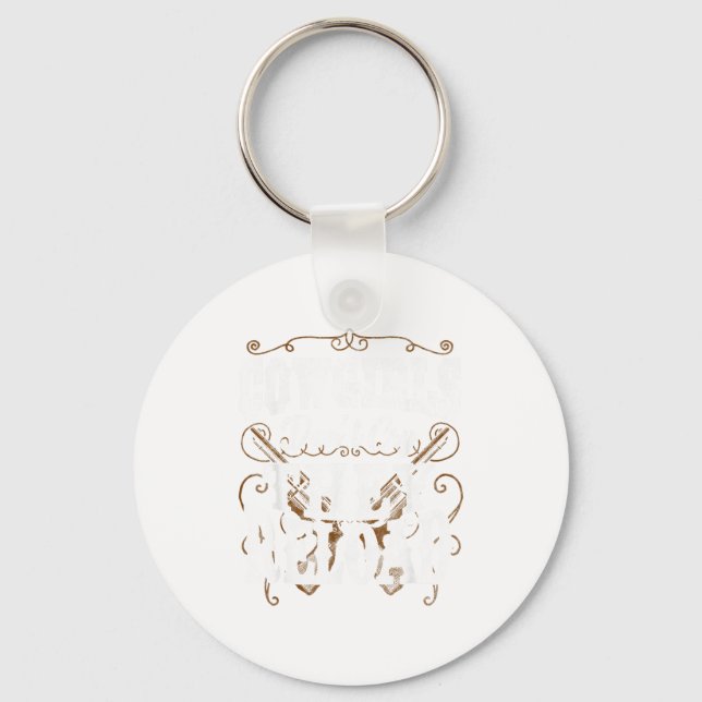 Chaveiro Cowgirls Don't Cry They Reload  (Frente)