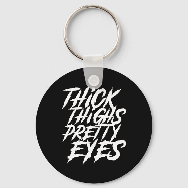 Chaveiro Coxas Espessas Bonito Olhos Engraçados Perna Rapar (Frente)