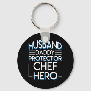 Chaveiro Cozinheiro chefe do protetor do pai do marido do