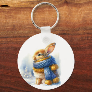 Chaveiro Cozy Winter Quer Um Coelho Especial Um Pouco