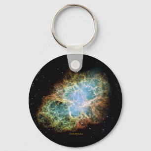 Chaveiro Crab Nebula Space Abstract