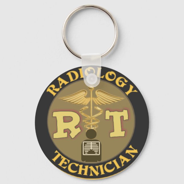 Chaveiro Crachá TÉCNICO RT RADIOLOGIA - LOGOTIPO (Frente)