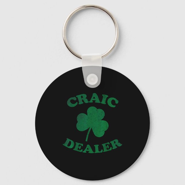 Chaveiro Craic Er Funny St. Patrick's Day Shamrock Tee  (Frente)