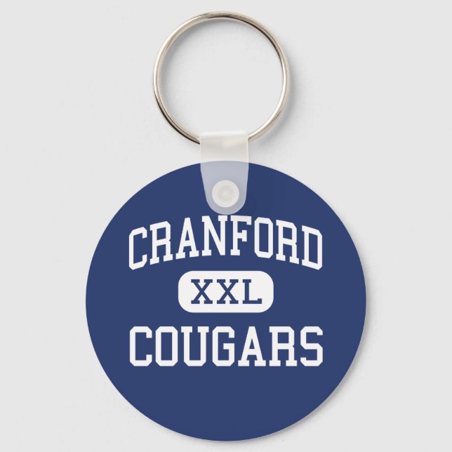Chaveiro Cranford - Cougars - High - Cranford New Jersey (Frente)