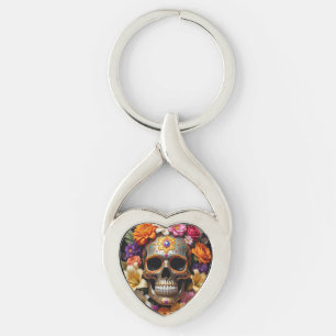 Chaveiro Craniano de Açúcar Ornamentado