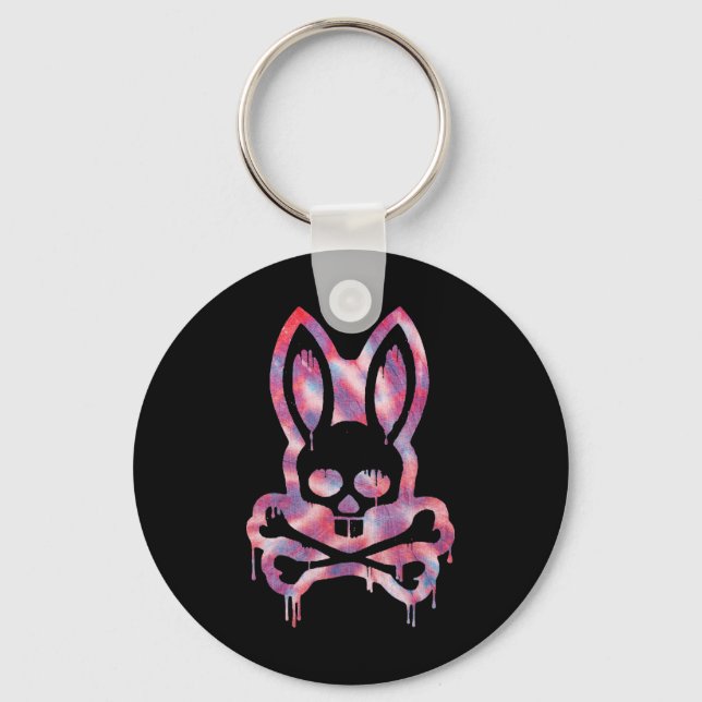 Chaveiro Crânio Assustador E Crossbones D Rabbit Horror Bun (Frente)