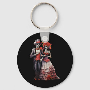 Chaveiro Crânio de açúcar mexicano Catrina Cinco de Mayo Di