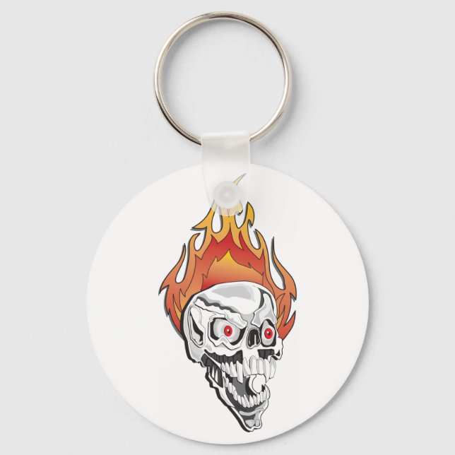 Chaveiro Crânio de Flaming (Frente)