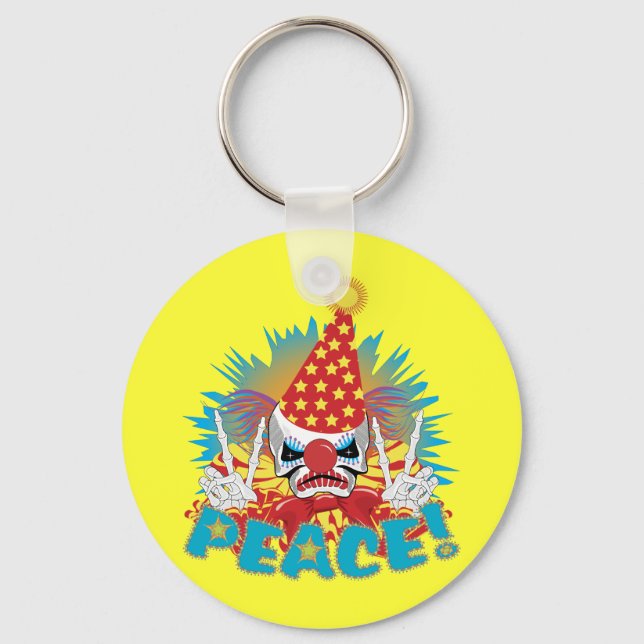 Chaveiro Crânio de Palhaço (Frente)