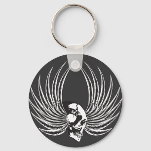 Chaveiro Crânio quebrado com asas