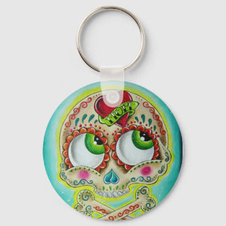 Chaveiro Crânio tatuado