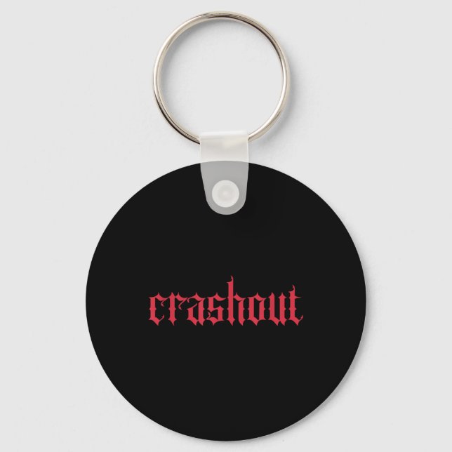 Chaveiro Crashout Gothic Lettering _ Bold Streetwear For Th (Frente)