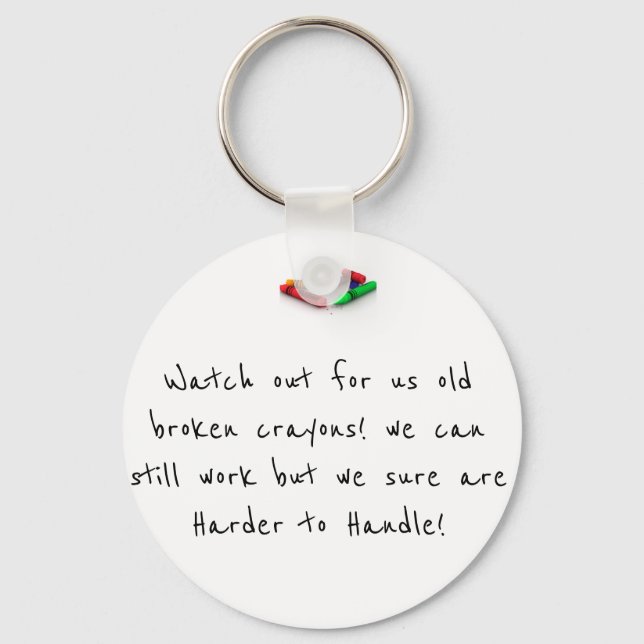 Chaveiro Crayons quebrados (Frente)