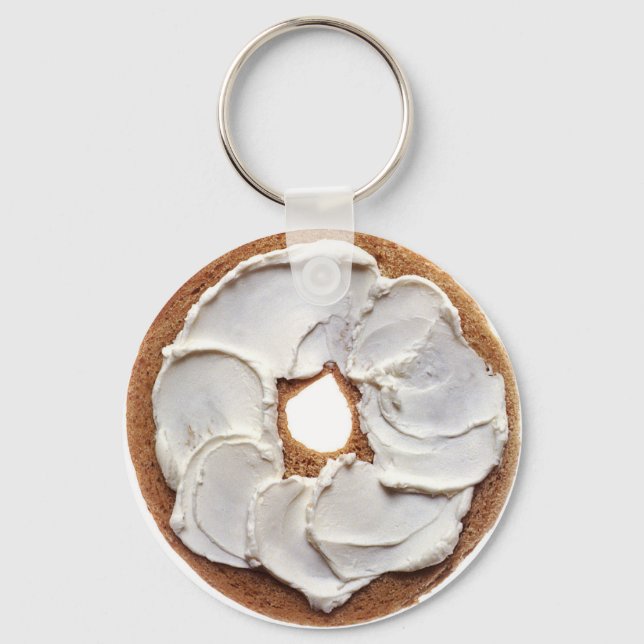 Chaveiro Cream Cheese Bagel Keychain (Frente)