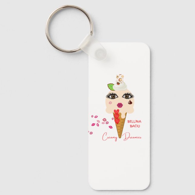Chaveiro Creamy Dreamies Bellina Bacio Keychain (Frente)