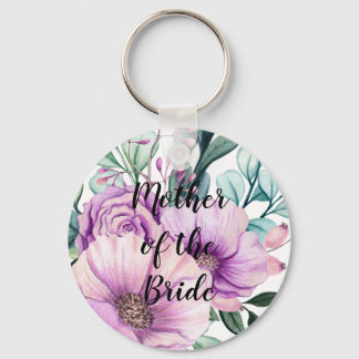 Chaveiro Create Own MOTHER of BRIDE GROOM Gift Named Floral