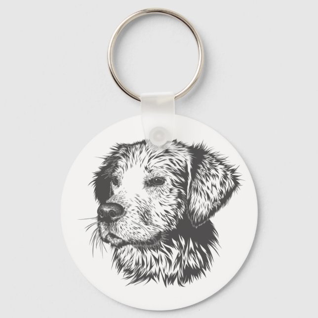 Chaveiro Create Your Own Pet Dog Customized (Frente)