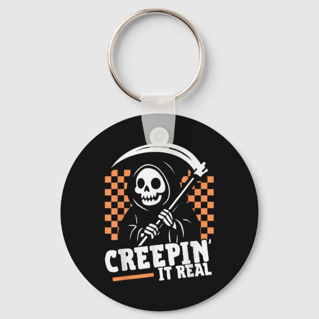Chaveiro Creepin It Retro Grim Retron Reaper Dia de as Brux (Frente)