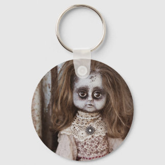 Chaveiro Creepy Gothic Porcelain Doll Victorian Goth