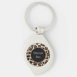 Chaveiro Creme Leopardo Animal