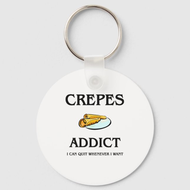 Chaveiro Crepes Addict (Frente)