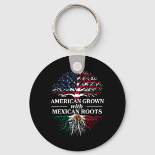 Chaveiro Crescido Americano Raízes Mexicanas Apaixonado pel