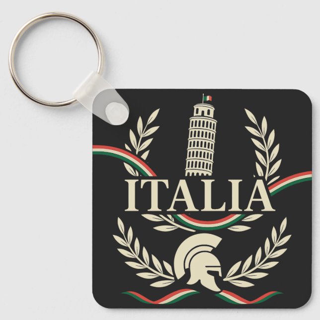 Chaveiro Crest da Herança Italiana (Frente)