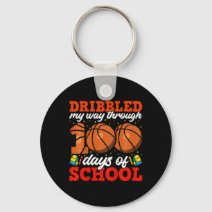 Chaveiro Crianças 100. º Dia de Meninos Escolares Basquete 